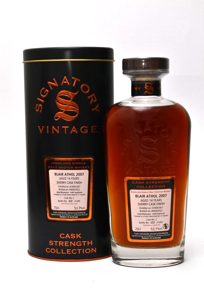 Blair Athol 2007 Signatory Vintage Cask Strength Collection