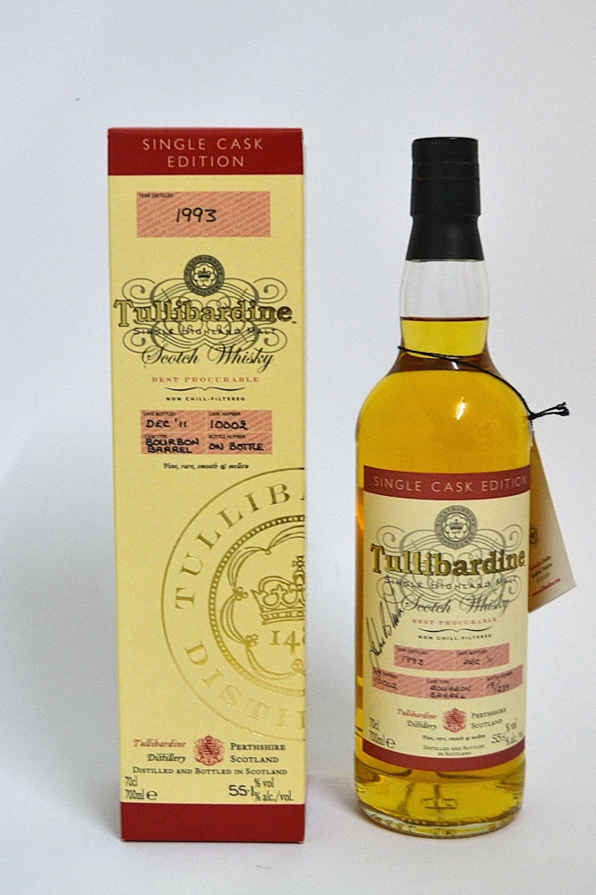 Tullibardine 1993 Single Cask John Black's Selection